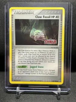 Claw Fossil HP 40 84/108 Reverse Holo Stamped Pokemon 2007 EX Power Keepers - LP - Image 1