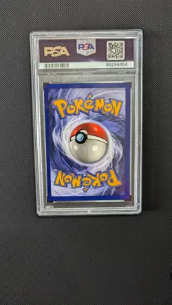 1999 Pokemon Base 1st Edition MaChamp Holo #8 PSA Near Mint 7 - Image 2