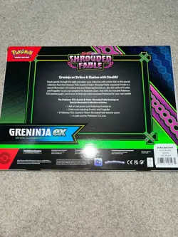 Pokemon Shrouded Fable Greninja EX Special Illustration Collection Box Sealed - Image 3