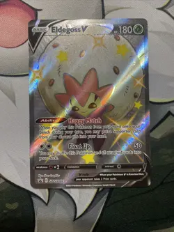 Eldegoss V SWSH084 Full Art Shiny Ultra Rare - 2021 Pokemon Shining Fates NM/M - Image 1