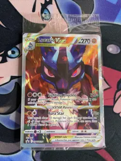 Pokemon Lucario VSTAR SWSH291 Holo Crown Zenith ETB Black Star Promo SEALED - Image 1