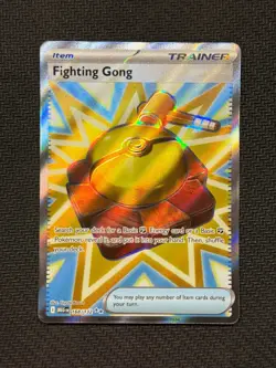 Fighting Gong 168/132 Mega Evolution Full Art Pokemon English LP - Image 1