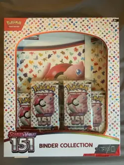 Pokemon Scarlet Violet Mew 151 Binder Collection Sealed - Image 1