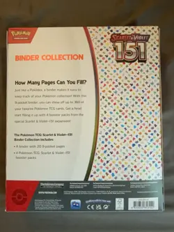 Pokemon Scarlet Violet Mew 151 Binder Collection Sealed - Image 2