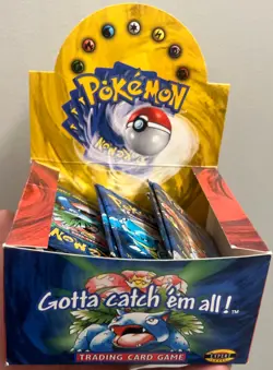 Pokemon Base Set Booster Box 1999 EMPTY 📦 EMPTY Packs Wizards of the Coast 742818060349 - Image 1