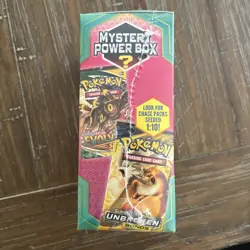Pokemon Mystery Power Box Walmart MJHoldings 2022 Sealed 1:10 Odds 5 Packs - Image 4
