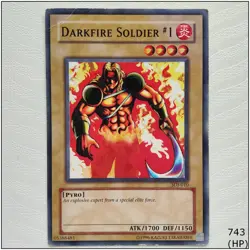 Darkfire Soldier #1 - SDJ-010 - Common Unlimited Yugioh - Image 1