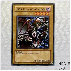 Doma The Angel of Silence - MRD-E015 - Common Unlimited Yugioh - Image 1