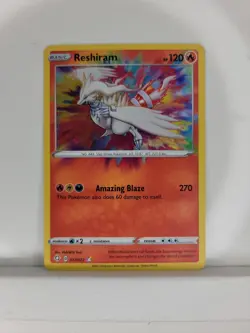 Shining Fates Pokemon Card, Reshiram 017/072 Amazing Rare - Image 1