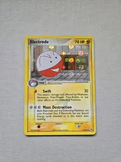 Pokemon TCG Electrode Holo Rare Card 5/101 Hidden Legends Series - Image 1