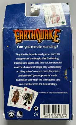 Wizards of the Coast Earthquake Card Game Open Box but Cards SEALED MTG Magic - Image 2