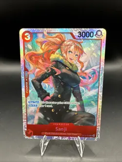 OP10-005 Sanji SR One Piece Card Game Royal Blood TCG English Playset - Image 1