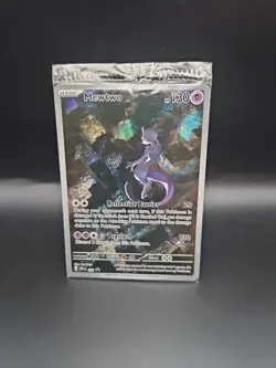 Pokemon TCG Mewtwo 052 Scarlet & Violet Black Star Promo Card Holo Sealed - Image 1