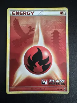 Fire Energy - 89/95 - Pokemon Call of Legends Holo Card Play! Promo NM - Image 1