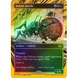 Foil Debris Beetle (borderless) (first-place Foil) X4 M/NM Magic MTG Aetherdrift - Image 1