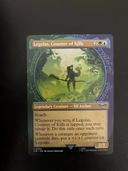 MTG Legolas, Counter of Kills The Lord of the Rings Borderless 0324 Uncommon ￼ - Image 1