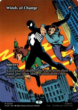 MTG Winds of Change (Borderless) Normal NM Marvel Eternal-Legal Magic - Image 1