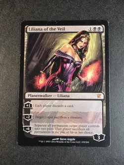 Liliana of the Veil Magic The Gathering MTG Innistrad 2011 - Image 1