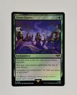 Elven Chorus Universes Beyond: the Lord of the Rings: Tales of Middle-Earth Foil - Image 1