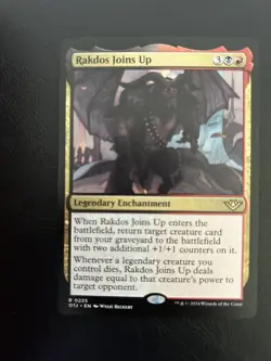 Mtg Rakdos Joins Up # 225 Outlaws Of Thunder Junction, Regular Rare - Image 1