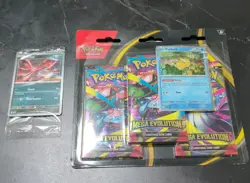 Pokemon TCG | Mega Evolution 3 Pack Blister Psyduck Promo Card | New & Sealed - Image 1