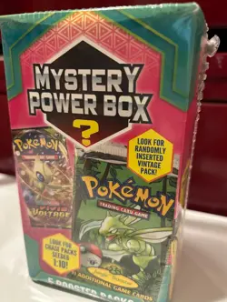 2022 Pokemon Mystery Power Box Factory Sealed, contains 5 packs - Image 1