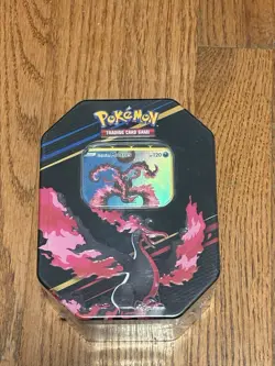 Pokemon TCG: Crown Zenith Galarian Moltres Tin - Image 1