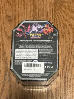 Pokemon TCG: Crown Zenith Galarian Moltres Tin - Image 2