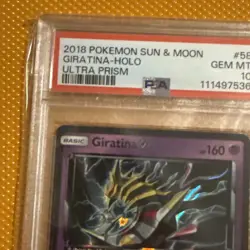 2018 Pokemon Sun and Moon Giratina-HOLO Ultra Prism PSA 10 - Image 5