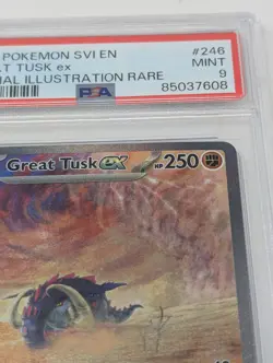 PSA 9 Great Tusk ex 246/198 SIR 2023 Scarlet & Violet SVI English Pokemon - Image 2