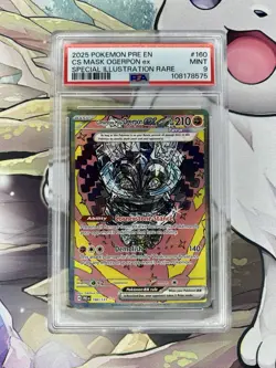 2025 Pokemon PRE EN #160 CS Mask Ogerpon EX SIR Mint PSA 9 - Image 1
