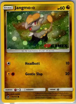 Jangmo-o 75/111 - Pokemon Crimson Invasion (EB Games Promo) - Cosmos Holo (NM) - Image 1