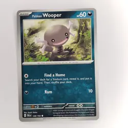 Pokemon TCG Paldea Evolved Paldean Wooper Reverse Holofoil 128/193 NM - Image 1
