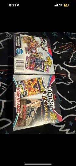Mystery Power Box Pokemon Five Booster Packs Chase Pack Seated 1:10 Vintage Pls￼ - Image 1