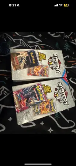Mystery Power Box Pokemon Five Booster Packs Chase Pack Seated 1:10 Vintage Pls￼ - Image 3