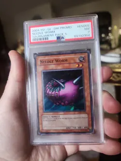 YuGiOh Needle Worm TP5-EN001 PSA 7 NEARMINT Extremely Rare Tournament Pack 5 ! - Image 2