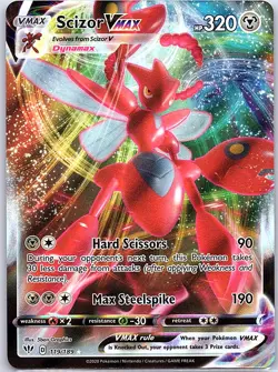 Scizor VMAX 119/189 SWSH03: Darkness Ablaze - Pokemon Card - NM - Image 1