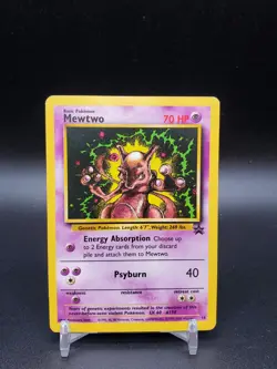 Mewtwo 14 Black Star Promo DMG Pokemon Card - Image 1
