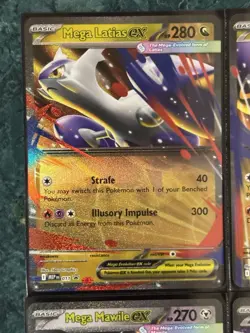 POKEMON MEGA EVOLUTIONS LUCARIO EX STEELIX ILLUSTRATION RARE CGC SLAB CARD LOT ! - Image 4