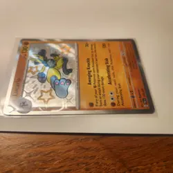 Pokemon TCG S&V Paldean Fates Lucario Shiny Rare Holo Card 174/091 2024 - Image 3