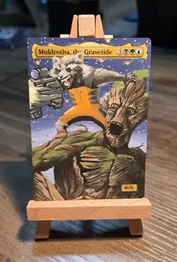 MTG Hand Painted Alter: Groot As Muldrotha The Gravetide - Image 2