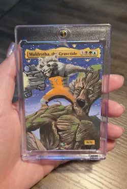 MTG Hand Painted Alter: Groot As Muldrotha The Gravetide - Image 3