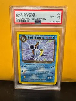 PSA 8 2002 POKEMON LEGENDARY COLLECTION DARK BLASTOISE 4/110 Non Holo - Image 1