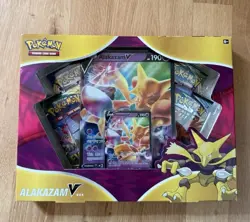 Pokemon TCG Sealed Alakazam V Box Evolving Skies Chilling, Sword Shield, Vivid - Image 1