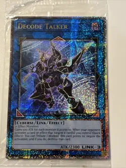 Yugioh Decode Talker Quarter Century Rare TN23-EN009 Near Mint - Image 1