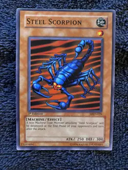 Yu-Gi-Oh! Steel Scorpion Metal Raiders MRD-029 Common 1st Edition LP - Image 1
