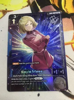 Sayla Mass Alternate Art Winner Foil - GD01-087 R NM - Gundam TCG Card Game ENG - Image 1