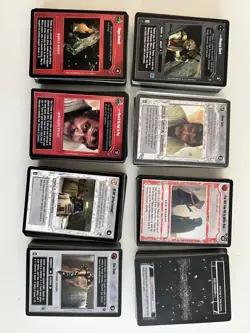 Decipher Star Wars CCG star wars CCG Collection - around 400 cards - Image 1
