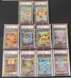 PSA10 Terastal Festival Eevee Evolution SAR Set Of 10 Pokemon Card Japanese 2024 - Image 1