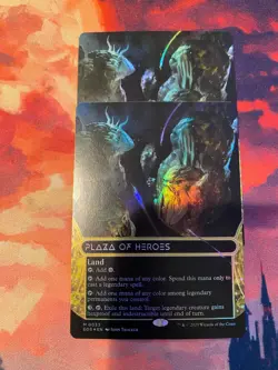 MTG Edge of Eternities Plaza of Heroes Borderless Foil x 2 - Image 1